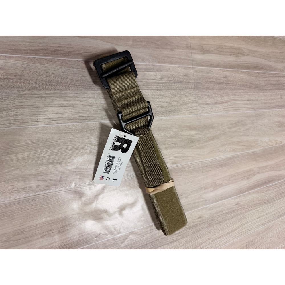 Resilience Tactical Riggers Belt Coyote Tan Large BTRB10-LG-CT Made in USA NEW